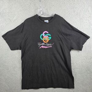 Vintage Hanes Men's Black Ciba Geigy Shirt Size XL Together Again